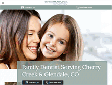 Tablet Screenshot of drmicklindds.com